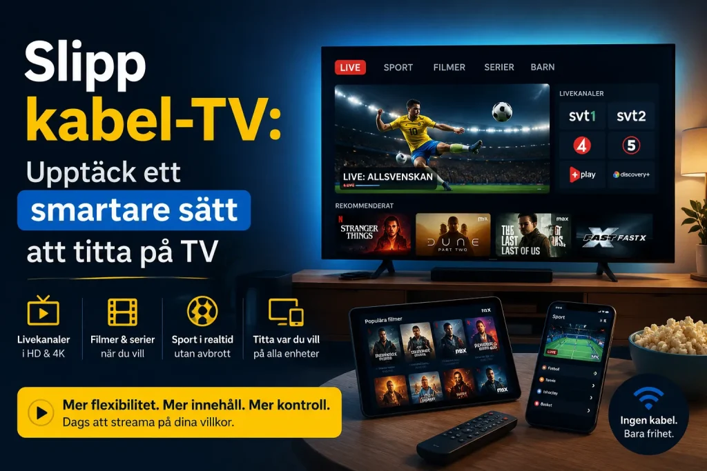 Slipp kabel tv
